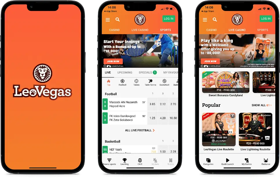 app leovegas